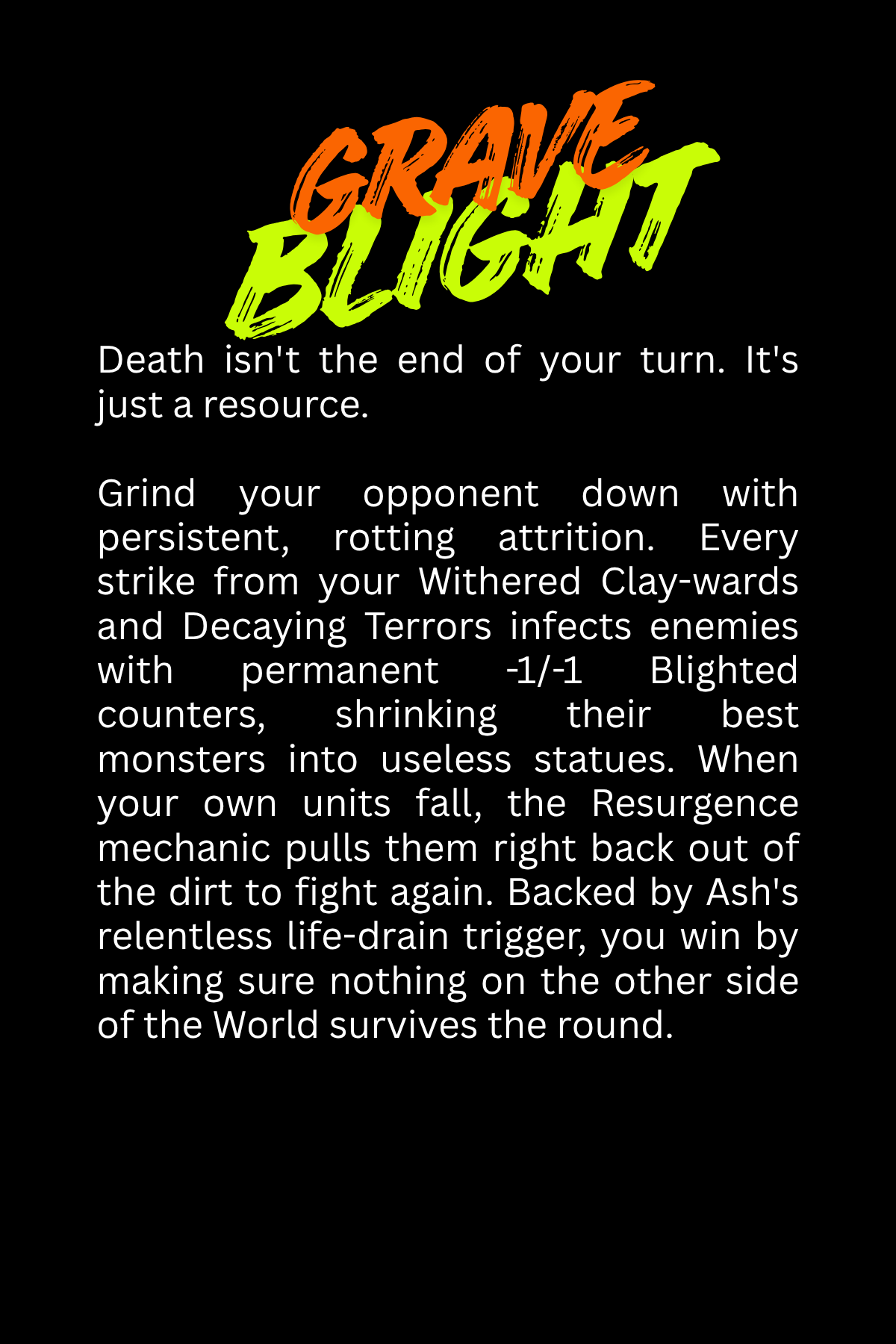 Grave Blight Back